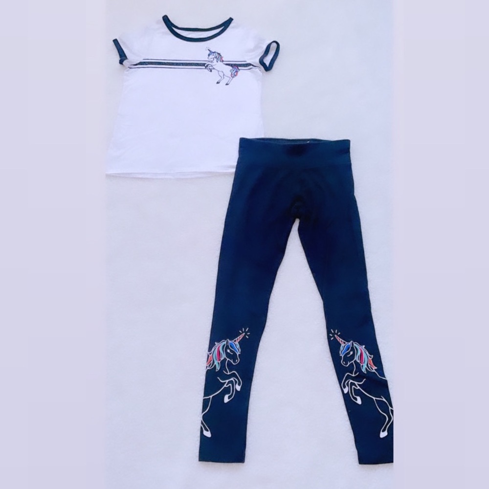Girls Justice unicorn 2pc set